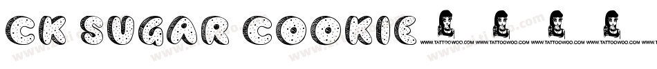 CK Sugar Cookie字体转换
